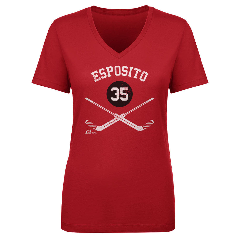 Tony Esposito Chicago 35 Goalie Sticks WHT (ONLINE ORDER ONLY)