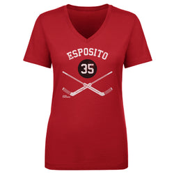 Tony Esposito Chicago 35 Goalie Sticks WHT (ONLINE ORDER ONLY)