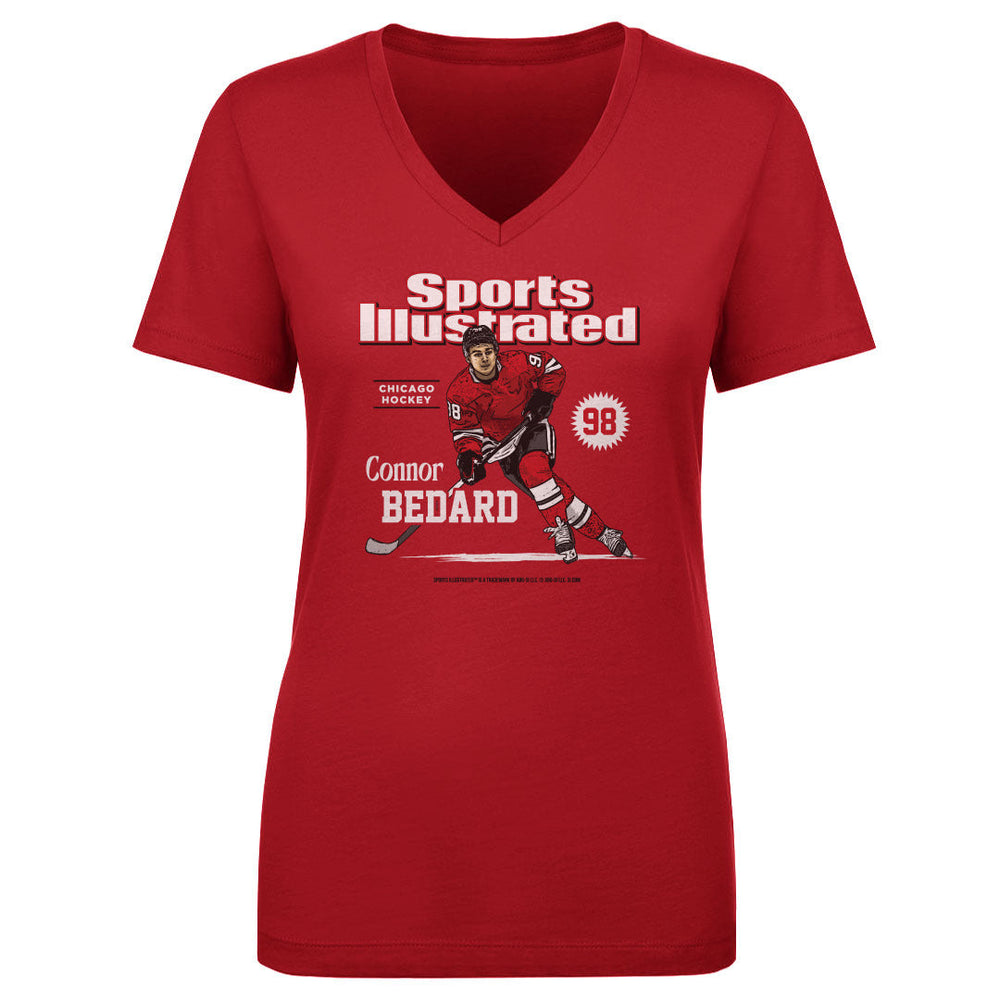 Connor Bedard Sports Illustrated & Chicago Card WHT (ONLINE ORDER ONLY)
