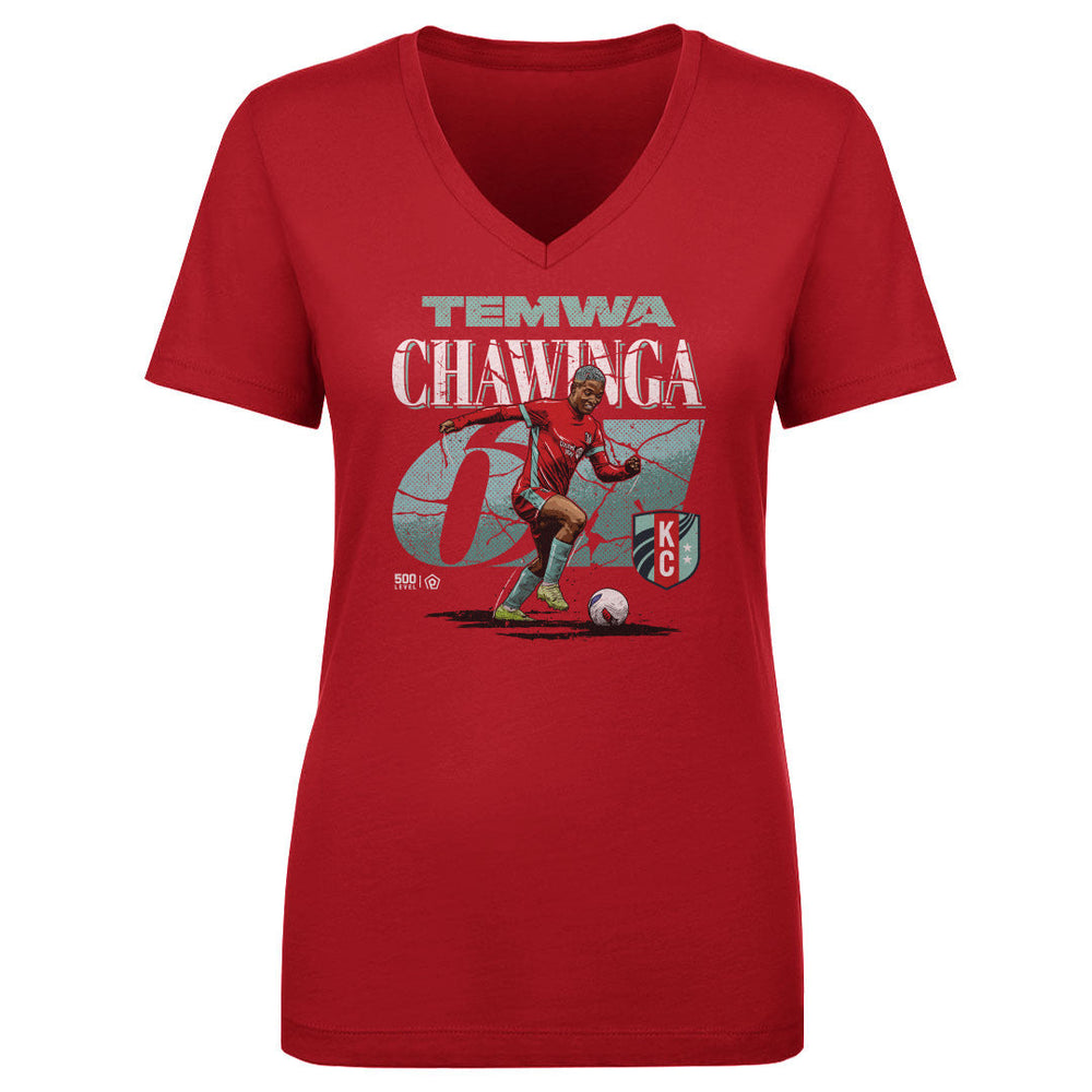 Temwa Chawinga Kansas City Current Cracked Number WHT (ONLINE ORDER ONLY)