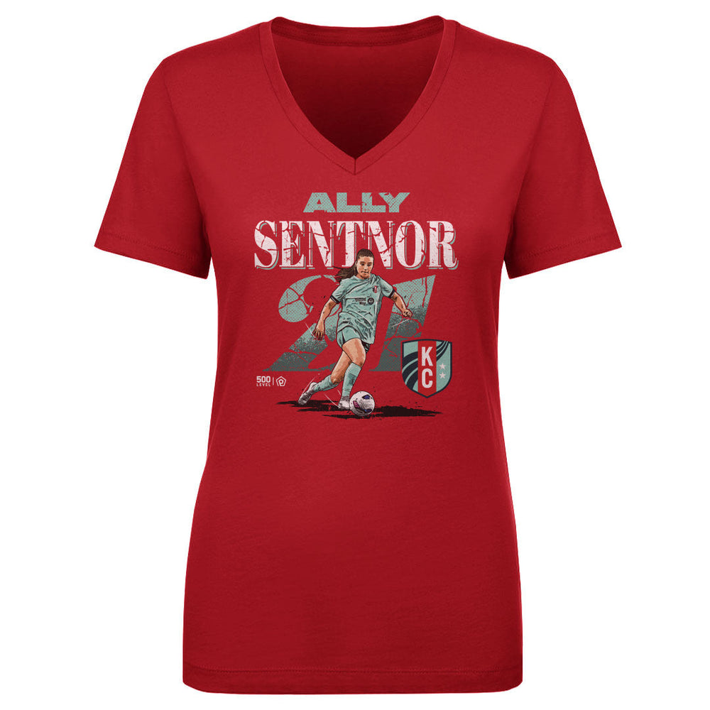 Ally Sentnor Kansas City Current Cracked Number WHT (ONLINE ORDER ONLY)