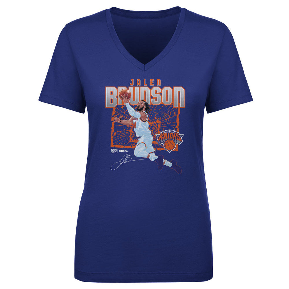 Jalen Brunson New York Knicks Shattered WHT (ONLINE ORDER ONLY)
