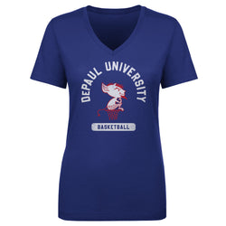 DePaul Blue Demons Mascot Basketball WHT