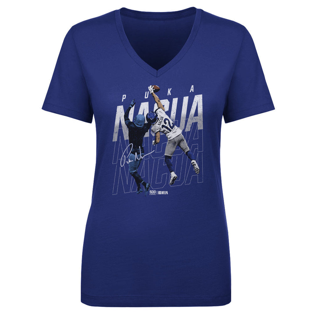 Puka Nacua Los Angeles R One-Handed Catch WHT (ONLINE ORDER ONLY)