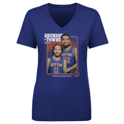 Jalen Brunson & Karl-Anthony Towns New York Knicks Step Brothers WHT (ONLINE ORDER ONLY)