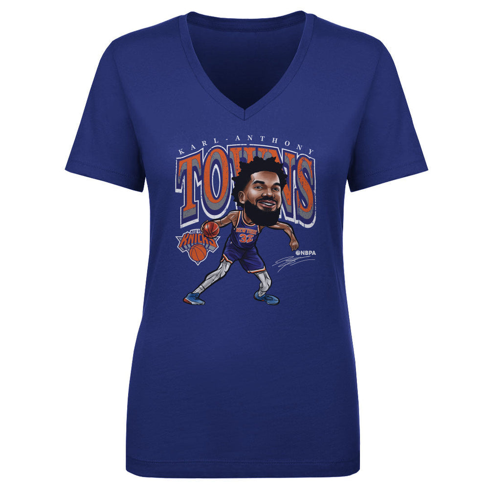Karl-Anthony Towns New York Knicks Cartoon WHT (ONLINE ORDER ONLY)