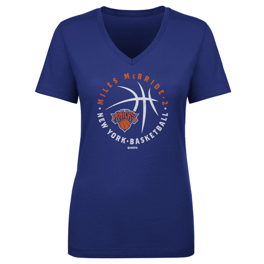 Miles McBride New York Knicks Player Ball WHT (ONLINE ORDER ONLY)
