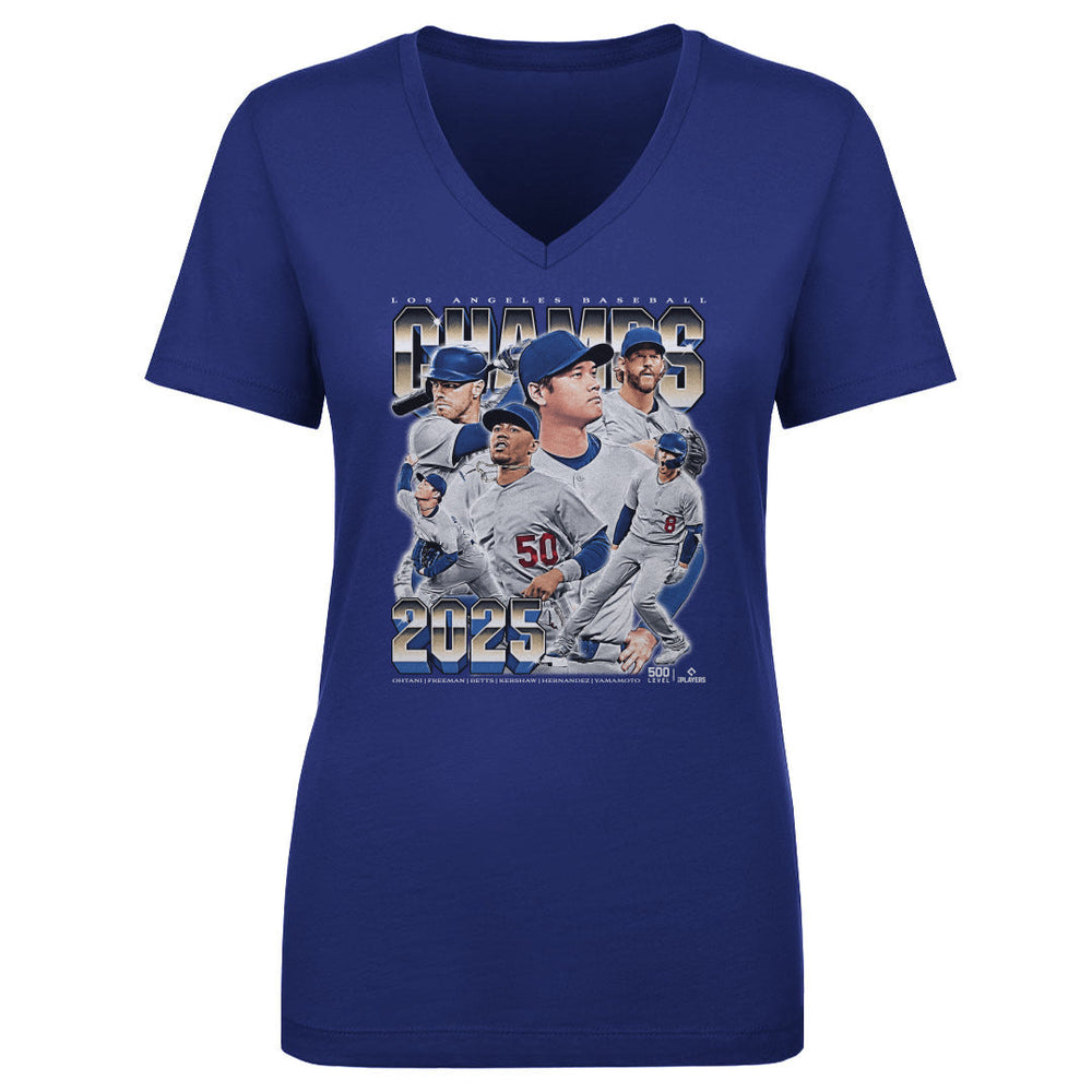 Los Angeles D Baseball 2025 Champs Vintage WHT (ONLINE ORDER ONLY)