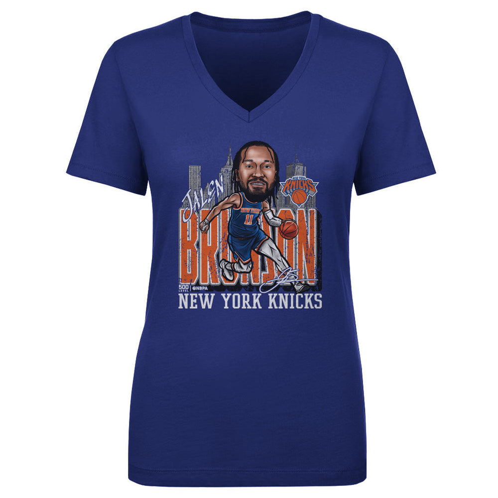 Jalen Brunson New York Knicks Cartoon City Cartoon WHT (ONLINE ORDER ONLY)
