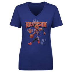 Jalen Brunson New York Knicks Caricature WHT (ONLINE ORDER ONLY)