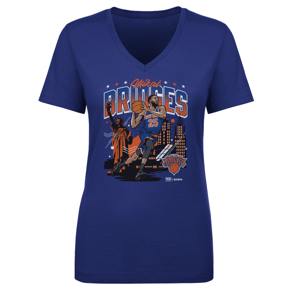 Mikal Bridges New York Knicks Skyline WHT (ONLINE ORDER ONLY)