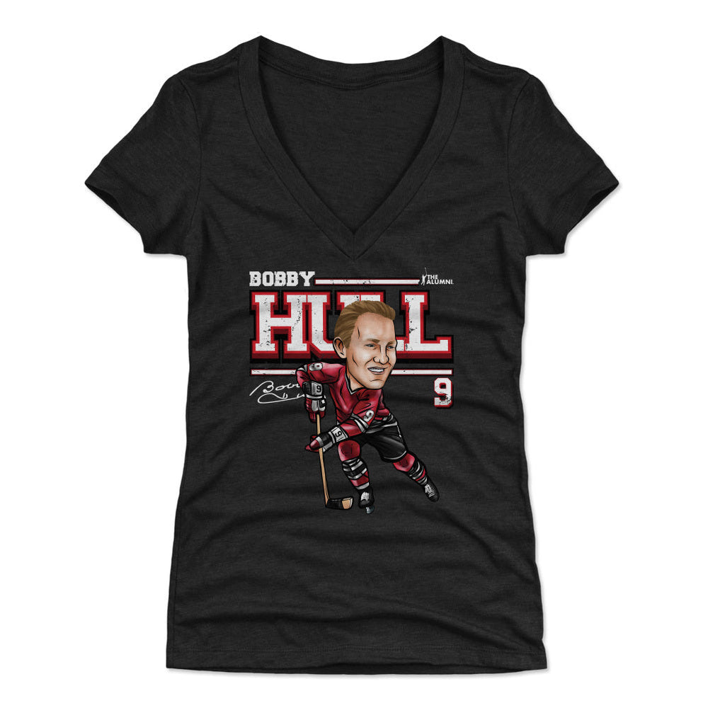 Bobby Hull Chicago Cartoon WHT (ONLINE ORDER ONLY)