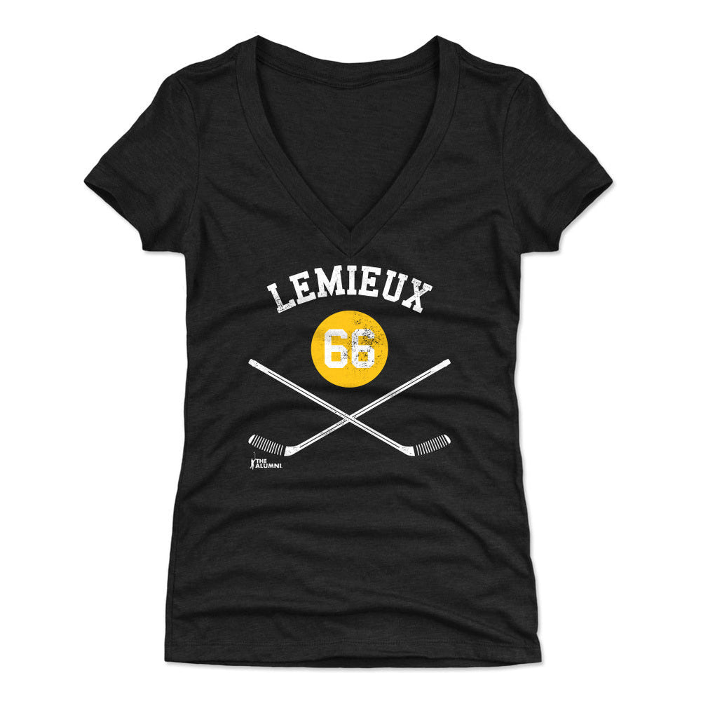 Mario Lemieux Pittsburgh 66 Sticks WHT