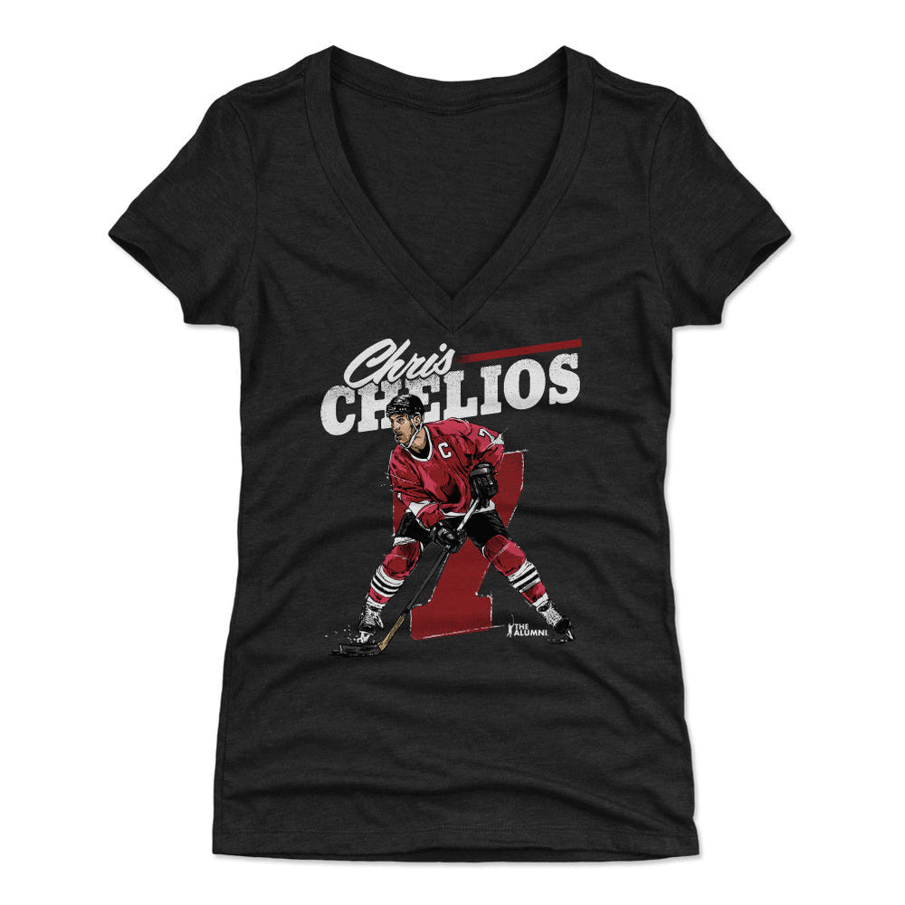 Chris Chelios Chicago Retro WHT (ONLINE ORDER ONLY)