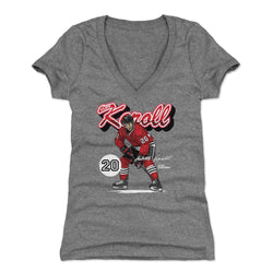 Cliff Koroll Chicago Retro Script WHT (ONLINE ORDER ONLY)