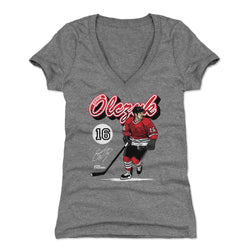 Eddie Olczyk Chicago Retro Script WHT (ONLINE ORDER ONLY)