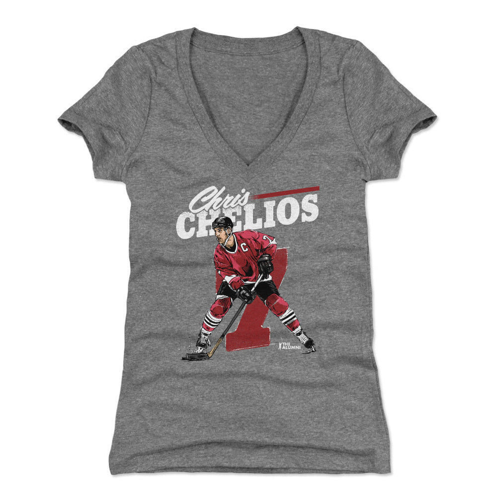 Chris Chelios Chicago Retro WHT (ONLINE ORDER ONLY)