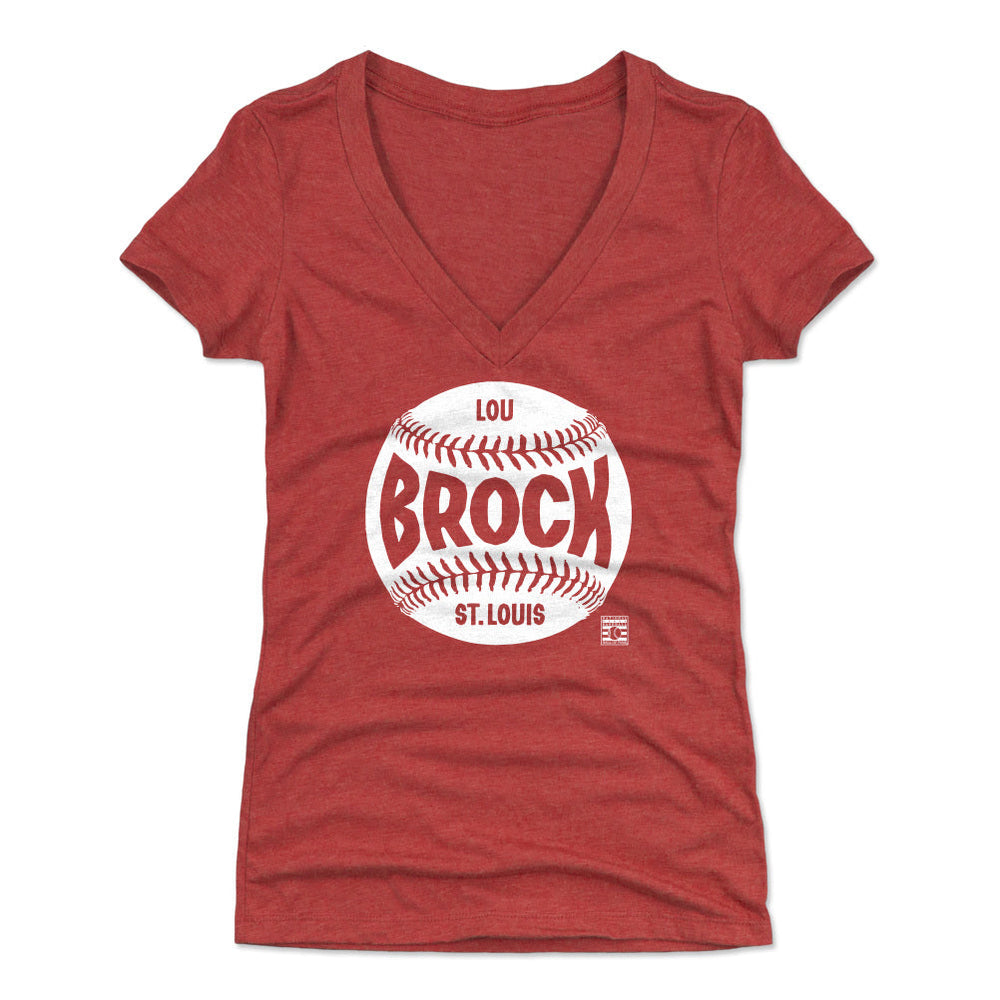 Lou Brock St. Louis Baseball WHT (ONLINE ORDER ONLY)