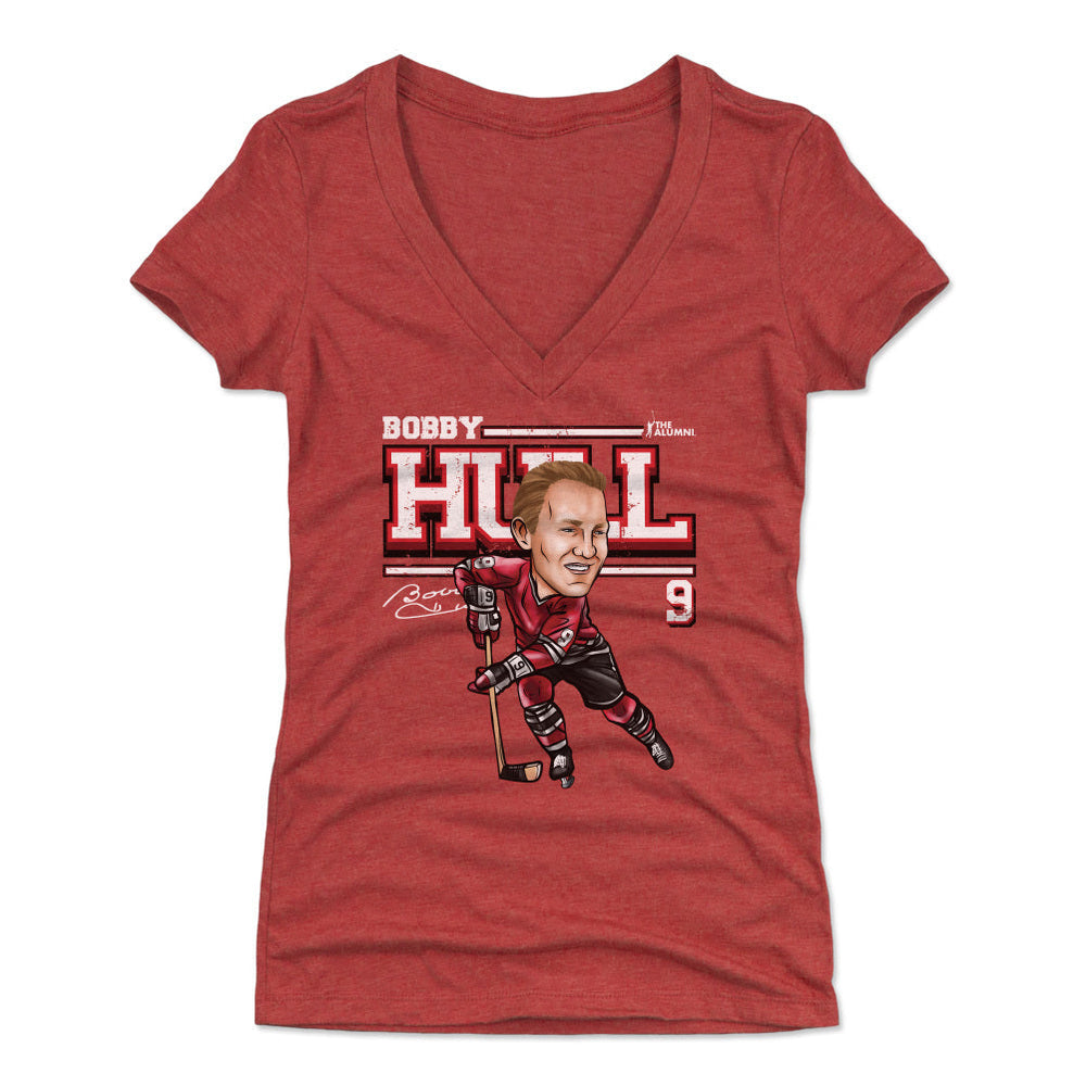 Bobby Hull Chicago Cartoon WHT (ONLINE ORDER ONLY)