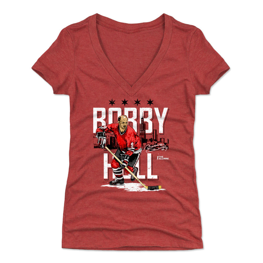 Bobby Hull Chicago Skyline WHT (ONLINE ORDER ONLY)