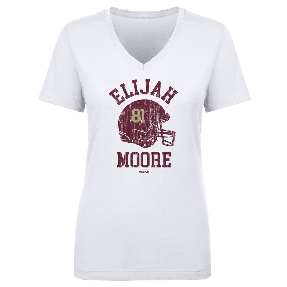 Elijah Moore College Helmet Font