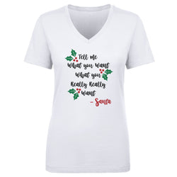 Christmas Tell Me What You Want Santa (ONLINE ORDER ONLY)