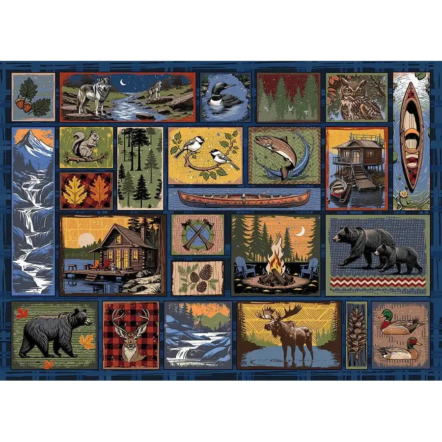 Woodcraft 1000 Piece Jigsaw Puzzle Cobble Hill