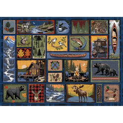 Woodcraft 1000 Piece Jigsaw Puzzle Cobble Hill