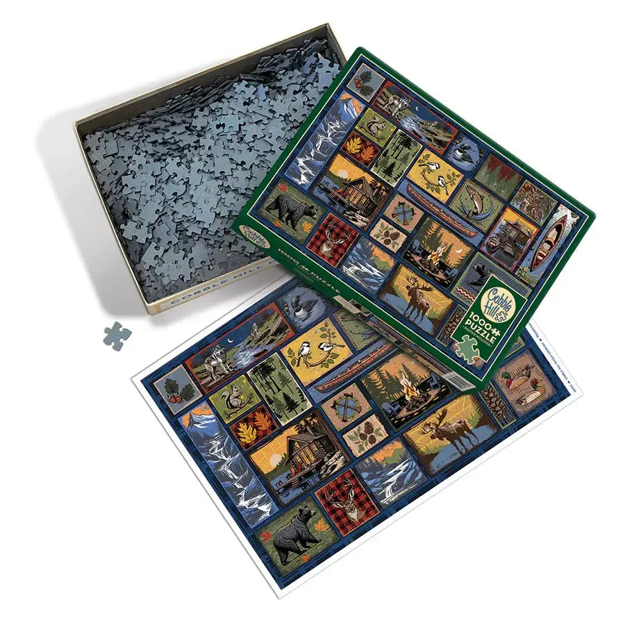 Woodcraft 1000 Piece Jigsaw Puzzle Cobble Hill