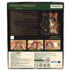 Wooden Puzzle: Cat King (ONLINE ORDER ONLY)