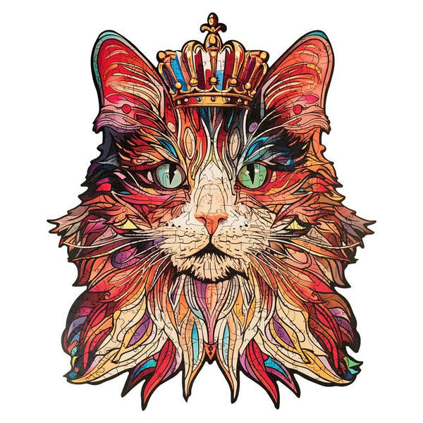 Wooden Puzzle: Cat King (ONLINE ORDER ONLY)