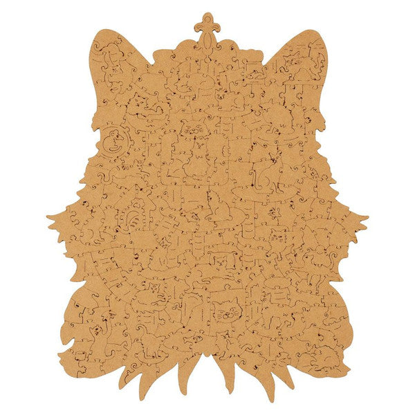 Wooden Puzzle: Cat King (ONLINE ORDER ONLY)
