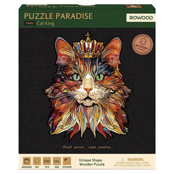 Wooden Puzzle: Cat King (ONLINE ORDER ONLY)
