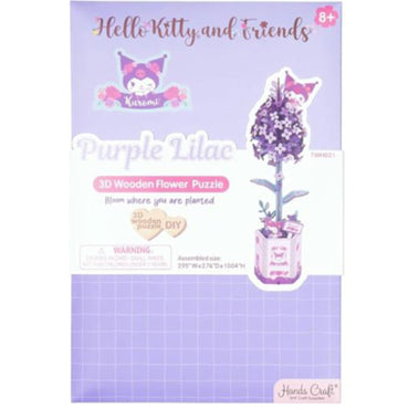 Wooden Puzzle: Hello Kitty® and Friends Kuromi Lilac (ONLINE ORDER ONLY)