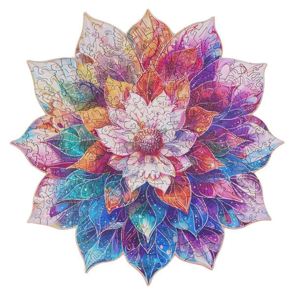 Wooden Puzzle: Mystic Mandala Flower (ONLINE ORDER ONLY)