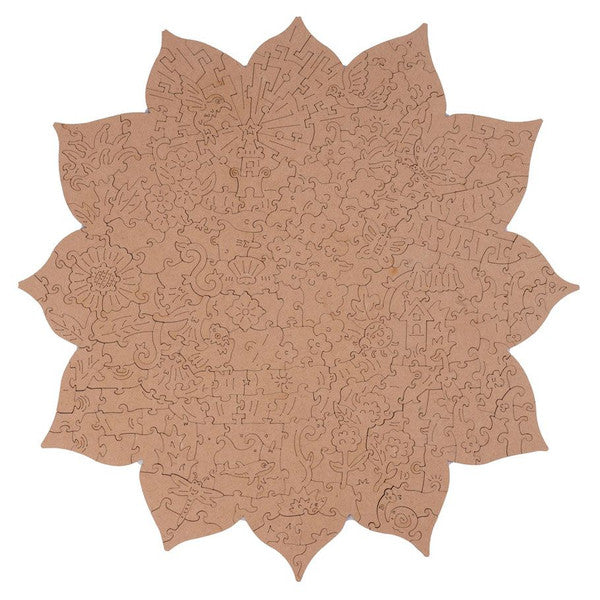 Wooden Puzzle: Mystic Mandala Flower (ONLINE ORDER ONLY)