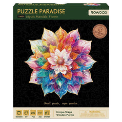 Wooden Puzzle: Mystic Mandala Flower (ONLINE ORDER ONLY)