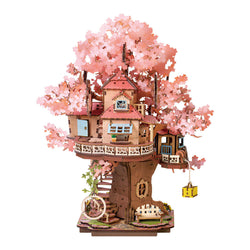 Wooden Puzzle: Sakura Tree House (ONLINE ORDER ONLY)