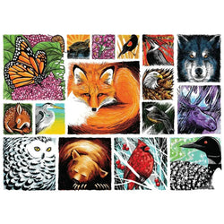Woodland Critters "Mixed Up" 1000 Piece Jigsaw Puzzle PuzzleTwist (ONLINE ORDER ONLY)