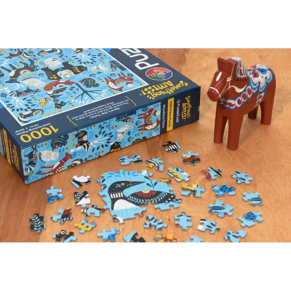 Woodland Dalas "Something's Amiss!" 1000 Piece Jigsaw Puzzle PuzzleTwist (ONLINE ORDER ONLY)