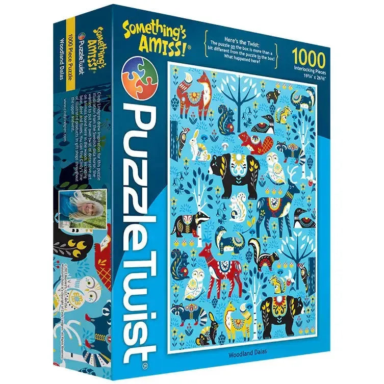 Woodland Dalas "Something's Amiss!" 1000 Piece Jigsaw Puzzle PuzzleTwist (ONLINE ORDER ONLY)