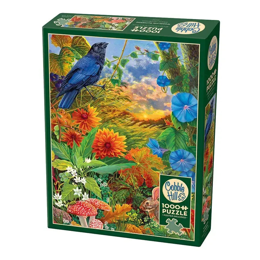 Woodland Gathering 1000 Piece Jigsaw Puzzle Cobble Hill
