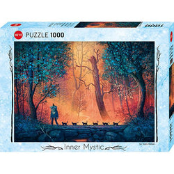 Woodland March Inner Mystic 1000 Piece Jigsaw Puzzle Heye (ONLINE ORDER ONLY)
