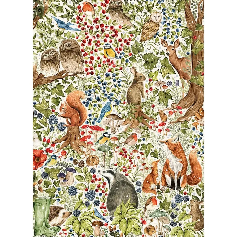 Woodland Wildlife 1000 Piece Jigsaw Puzzle Gibsons (ONLINE ORDER ONLY)