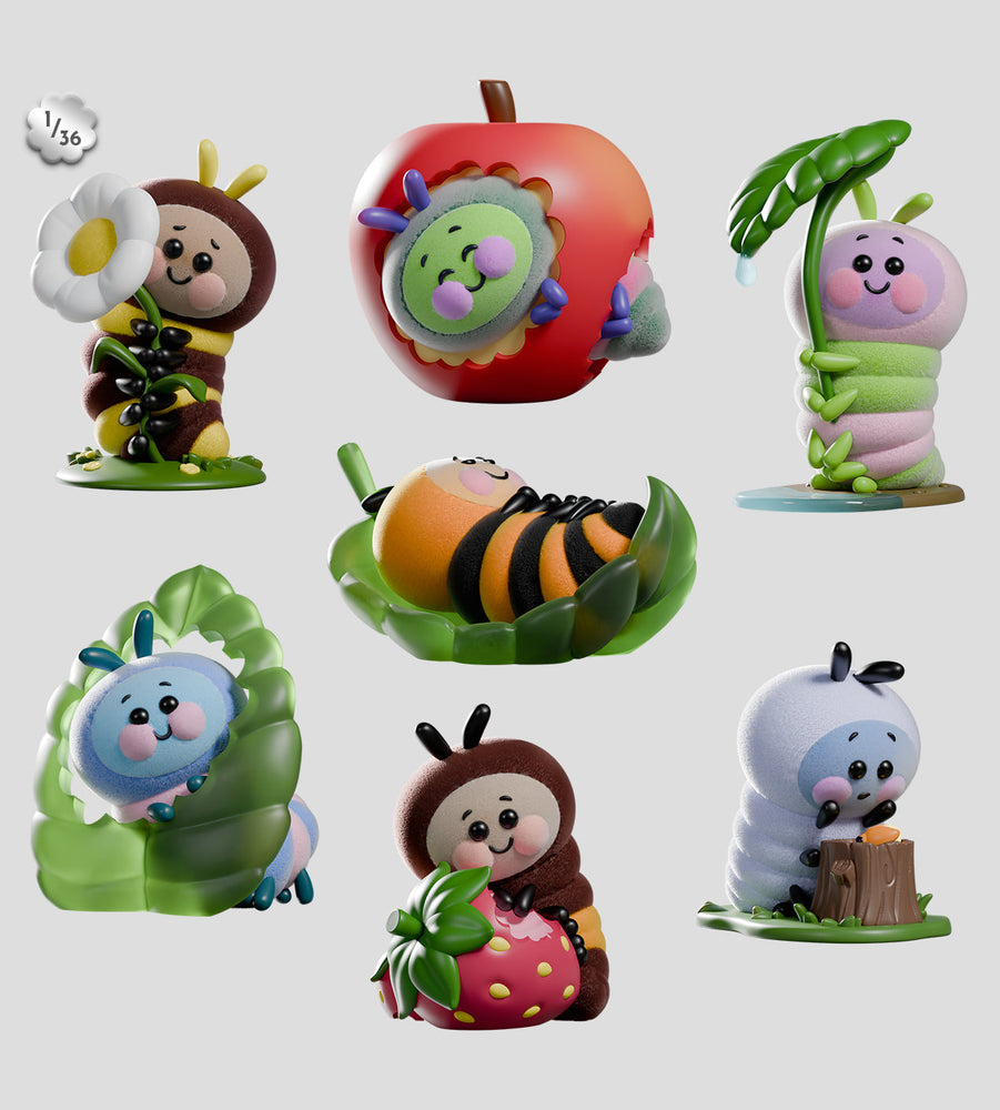 Wooly Bear and Friends Vinyl Blind Box (1 Blind Box) (ONLINE ORDER ONLY)