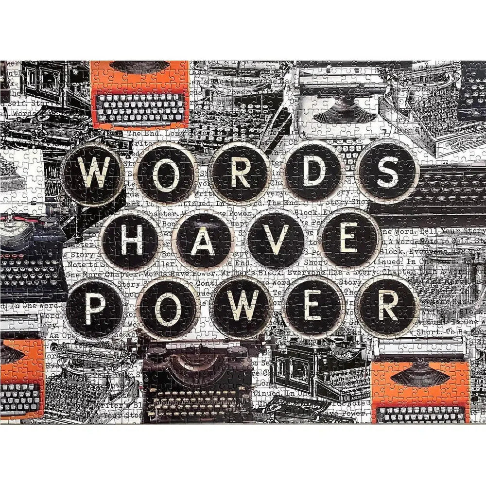 Words Have Power 1000 Piece Jigsaw Puzzle Gibbs Smith (ONLINE ORDER ONLY)