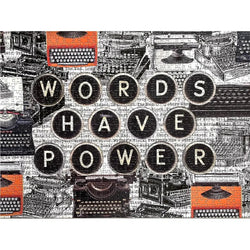 Words Have Power 1000 Piece Jigsaw Puzzle Gibbs Smith (ONLINE ORDER ONLY)