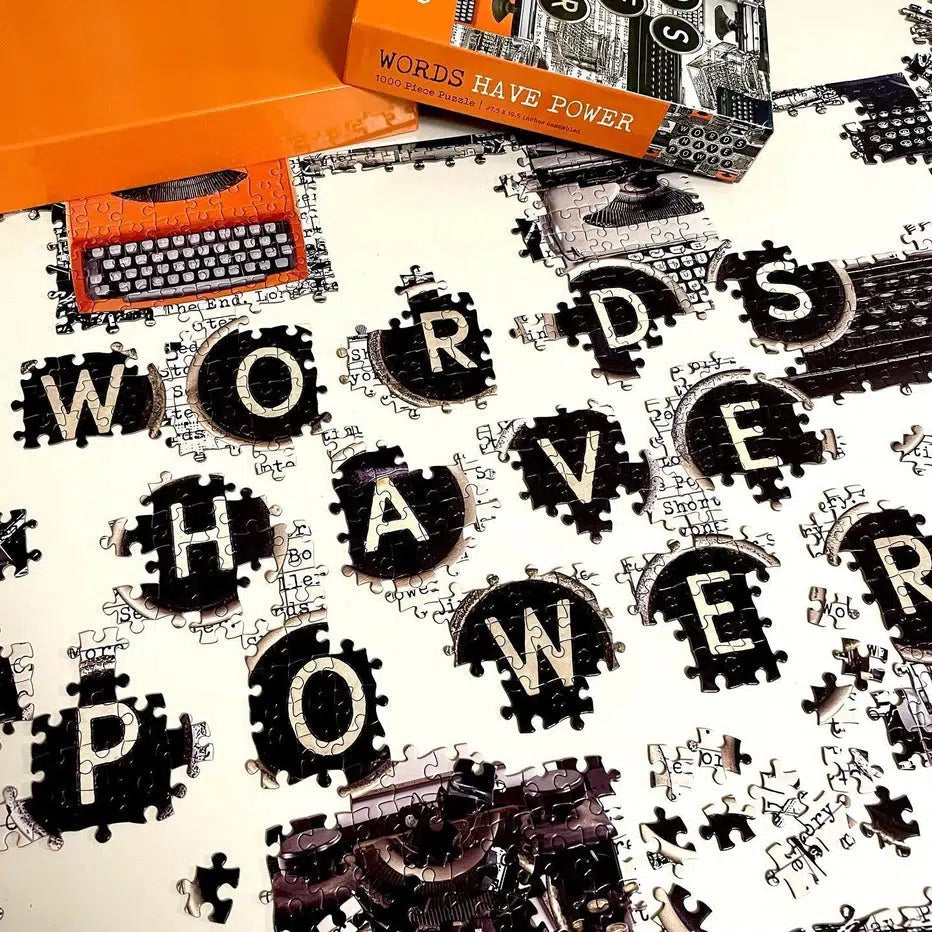 Words Have Power 1000 Piece Jigsaw Puzzle Gibbs Smith (ONLINE ORDER ONLY)