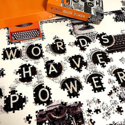 Words Have Power 1000 Piece Jigsaw Puzzle Gibbs Smith (ONLINE ORDER ONLY)