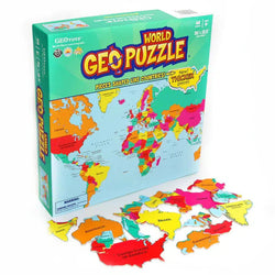 World GeoPuzzle 68 Piece Jigsaw Puzzle Geotoys (ONLINE ORDER ONLY)